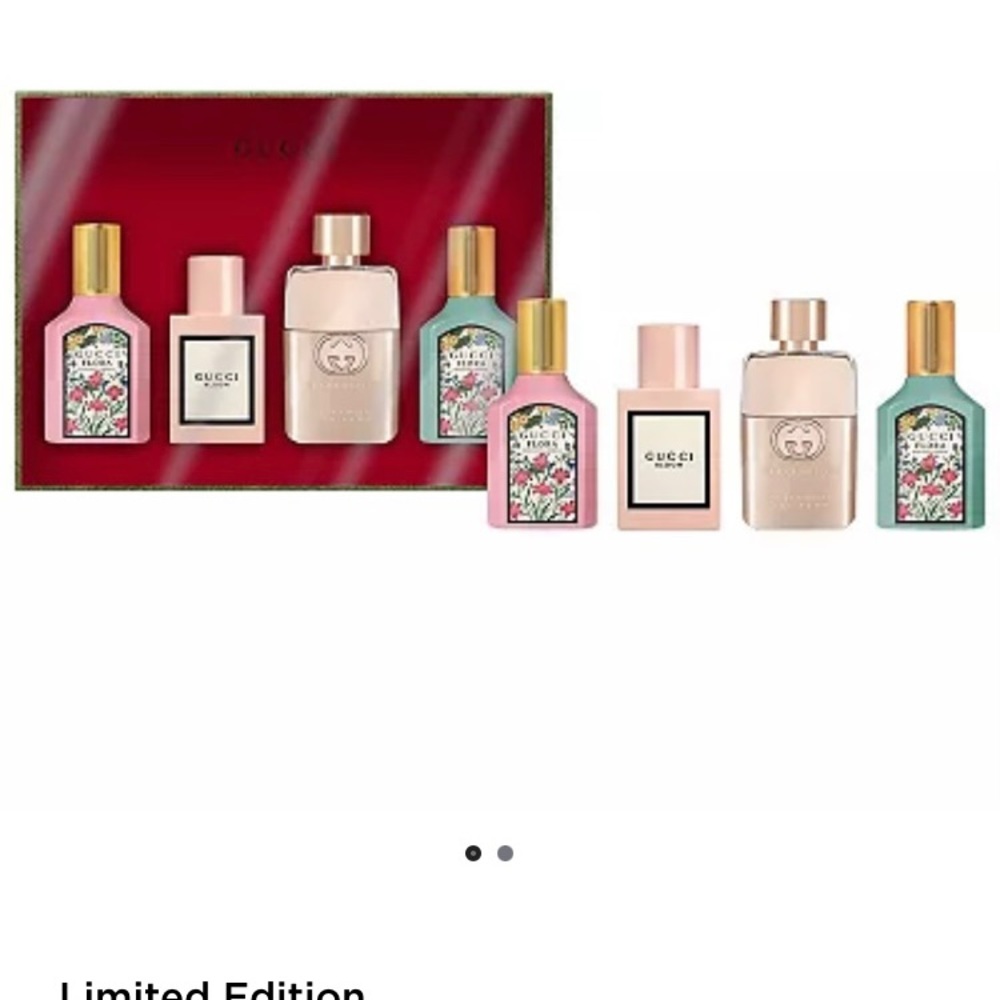 NEW in box LIMITED GUCCI mini coffret set